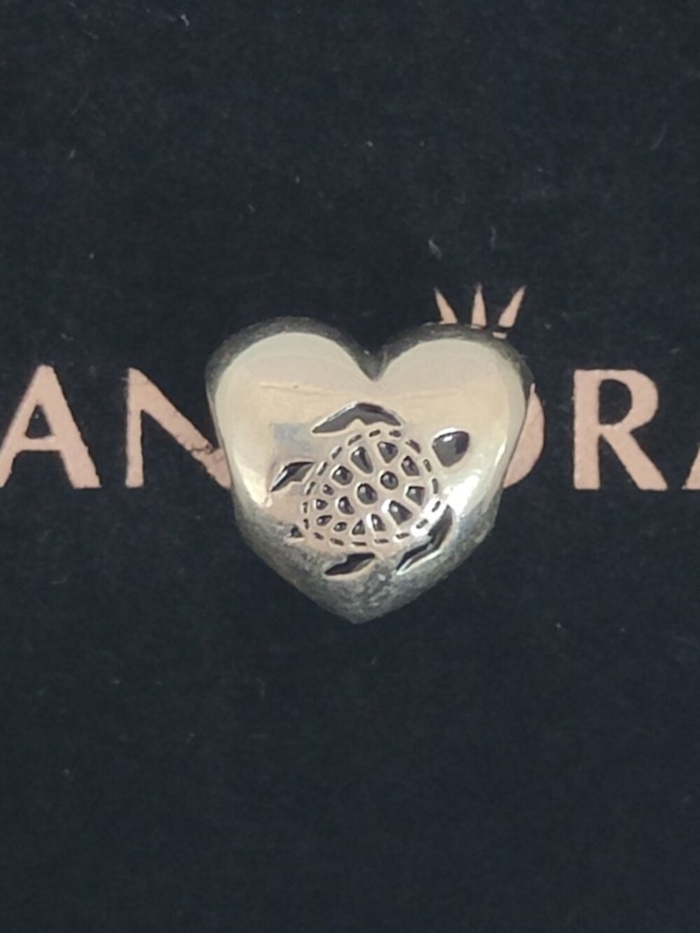 Pandora Maui Turtle Heart Destination Travel Charm Bead Pendant S925 Silver